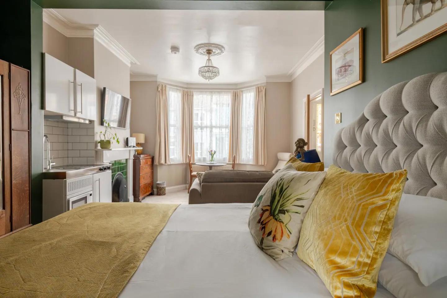Deco Studio: King bed, kitchenette, stylish&comfortable Hove Exterior foto